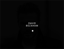 Tablet Screenshot of davidbeckham.com